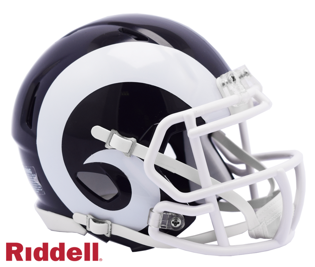 Los Angeles Rams Helmet Riddell Replica Mini Speed Style 2017 2019 T/B