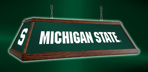 Michigan State Spartans 49” Wood Frame Pool Table Light 