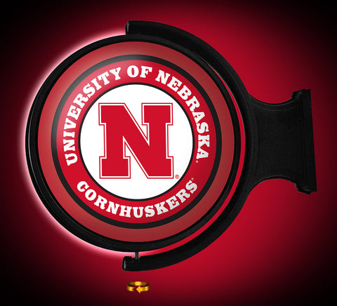 Nebraska Cornhuskers Rotating LED Sign Primary 