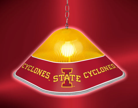 Iowa State Cyclones Game Table Light Primary Logo Gold 