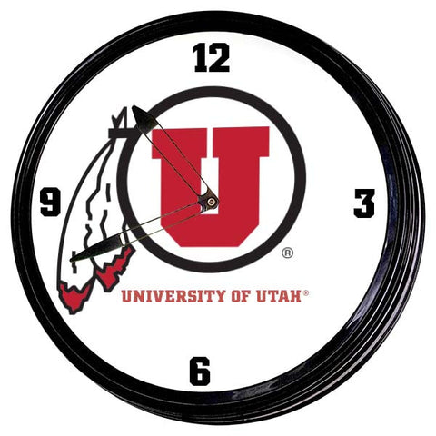 Utah Utes 19” LED Illuminated Wall Clock 