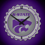 Kansas State Wildcats Bottle Cap Clock