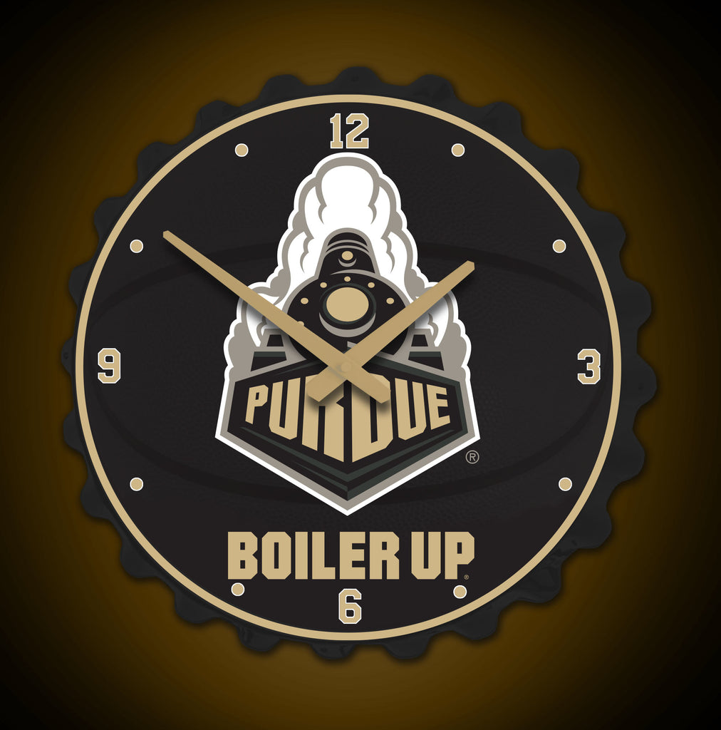 Purdue Boilermakers Special Logo Bottle Cap Clock 