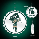 Michigan State Spartans 2 Sided Ceiling Hanging Dangler