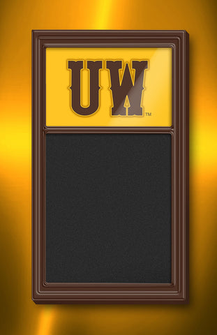 Wyoming Cowboys Chalkboard Blackboard Athletic UW 