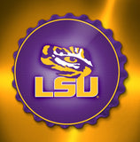 LSU Tigers Bottle Cap Wall Sign