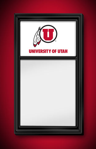Utah Utes Dry Erase Whiteboard Large 