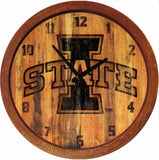 Iowa State Cyclones 20” Barrel Top Clock