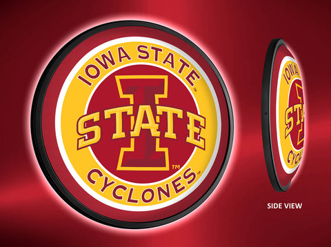 Iowa State Cyclones Slimline LED Wall Sign Primary Logo 