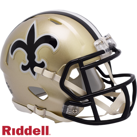 New Orleans Saints Helmet Riddell Replica Mini Speed Style 1976 1999 T/B