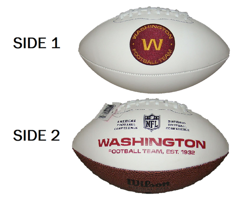Washington Huskies Football Team Football Full Size Autographable